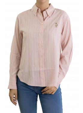 Camicia con orsacchiotto e righe Only